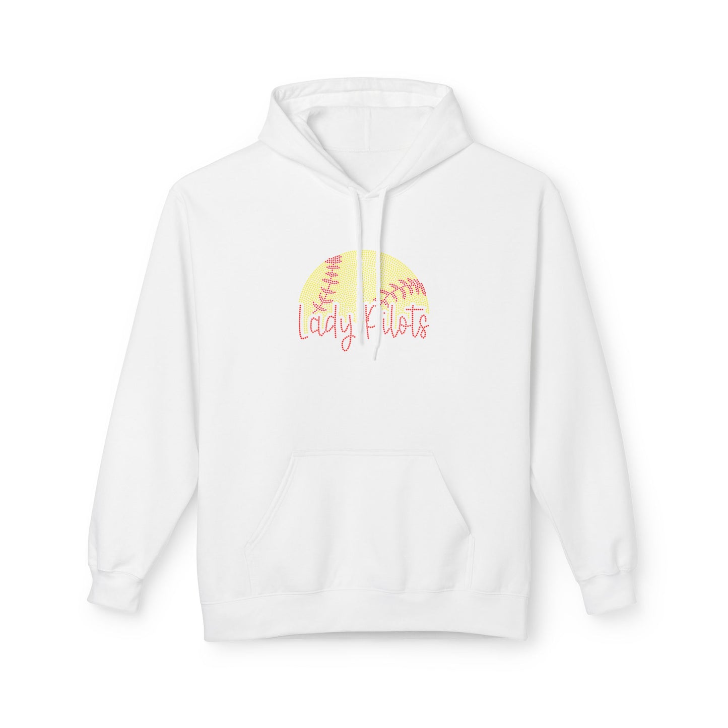 Lady Pilots Softball Hoodie - Rhinestones