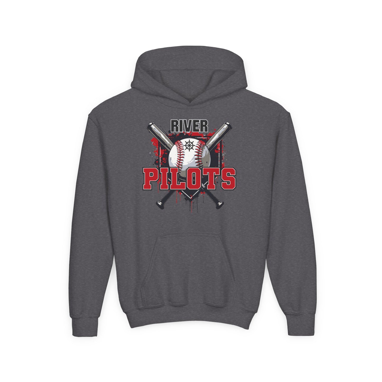 River Baseball 2 Youth Hoodie