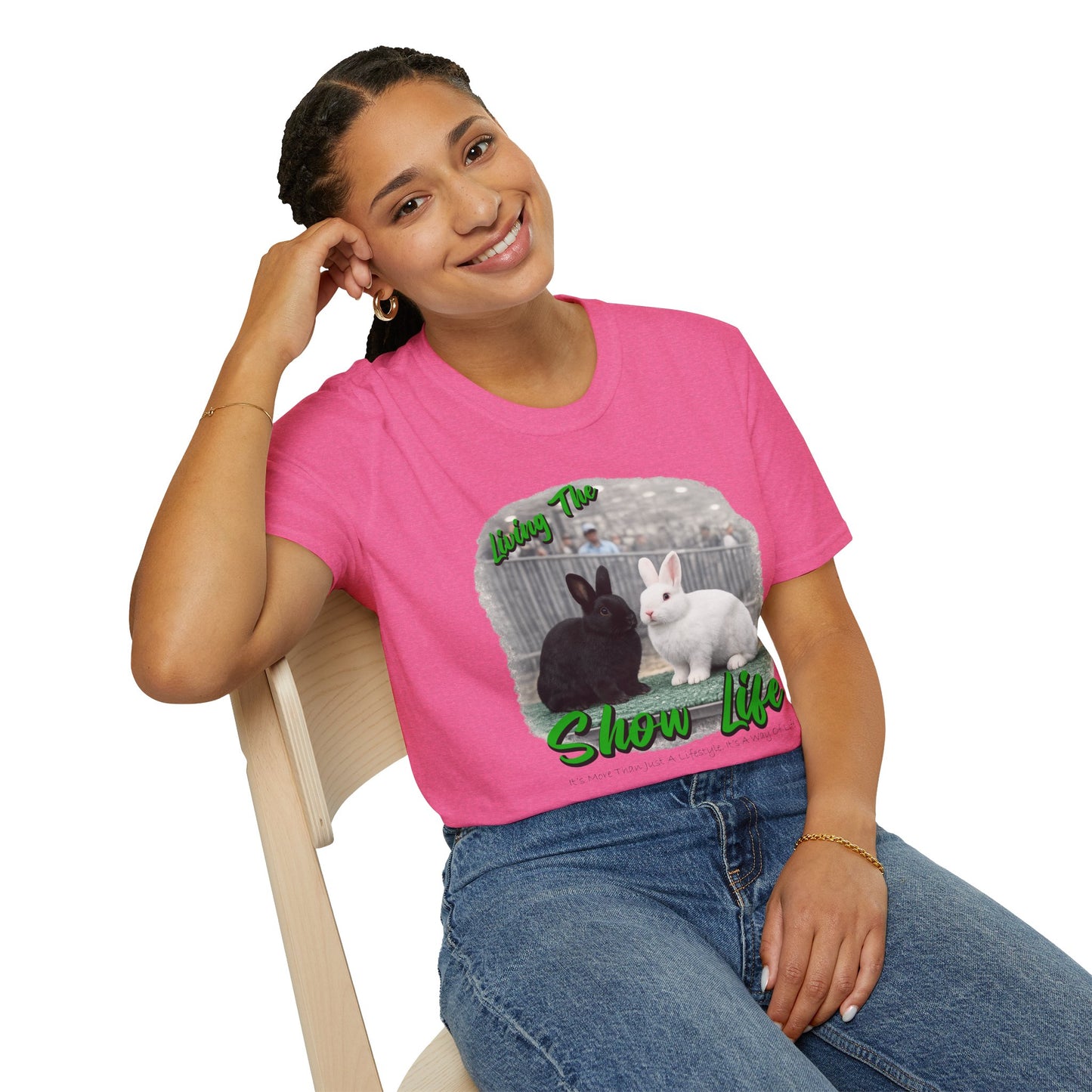 Living the Show Life - Rabbits - Unisex T-Shirt