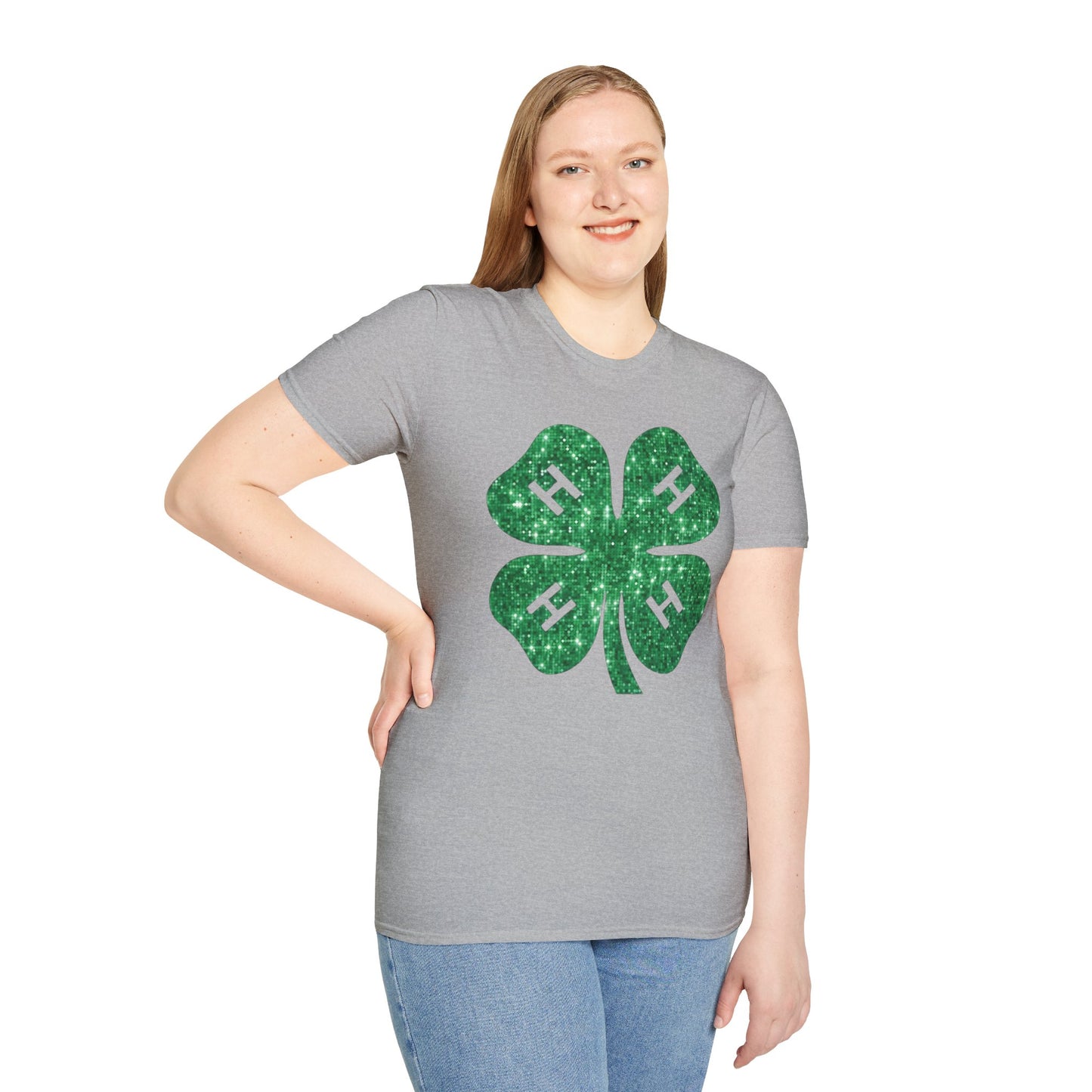 4-H GLITTER - Unisex T-Shirt