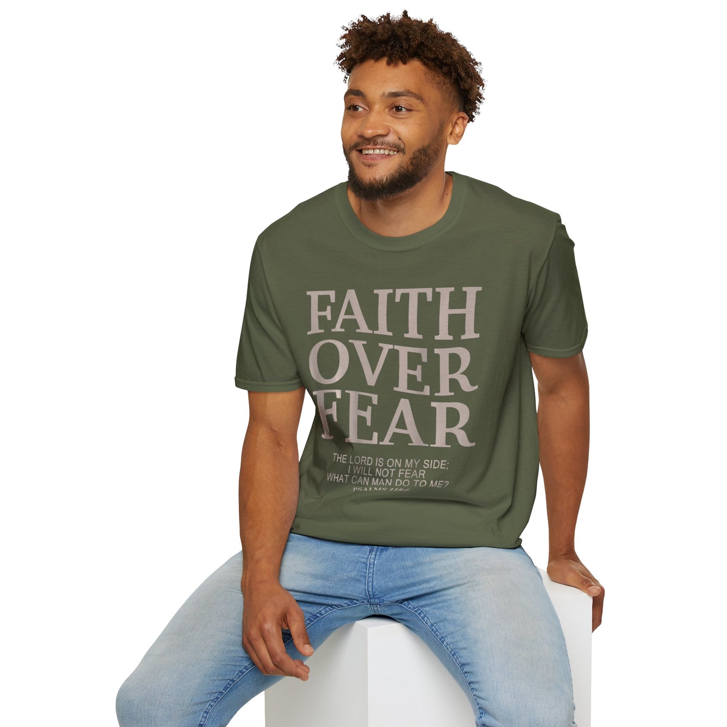 Faith Over Fear American Flag 6 T-Shirt