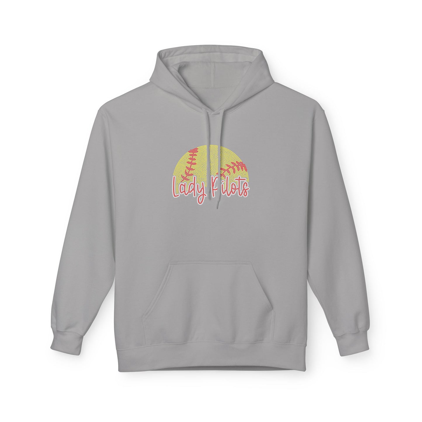 Lady Pilots Softball Hoodie - Rhinestones