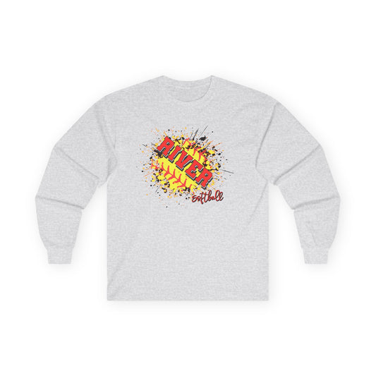 River Lady Pilots Softball 1 Long Sleeve Tee