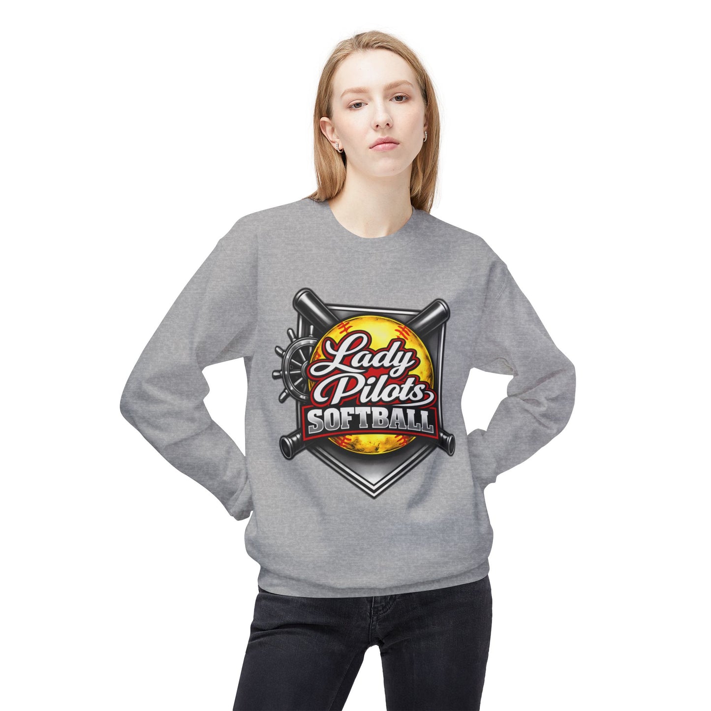 LADY PILOTS Design #1 - Crewneck Sweatshirt