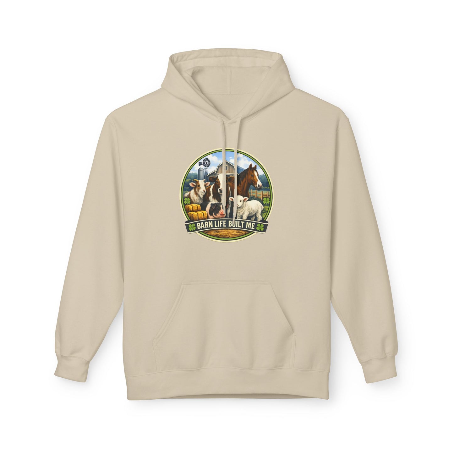 BARN LIFE BUILT ME - Large Animals - Hoodie