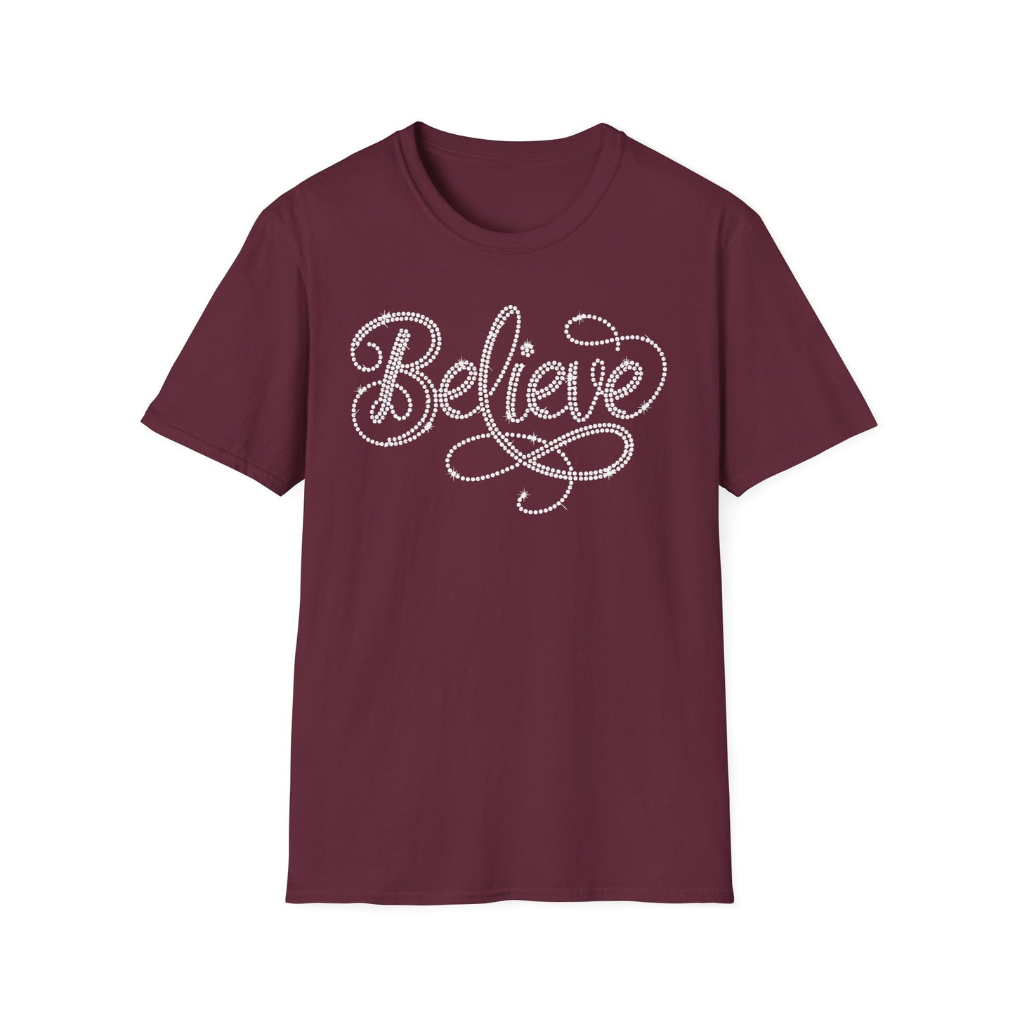 BELIEVE - Clear Rhinestones