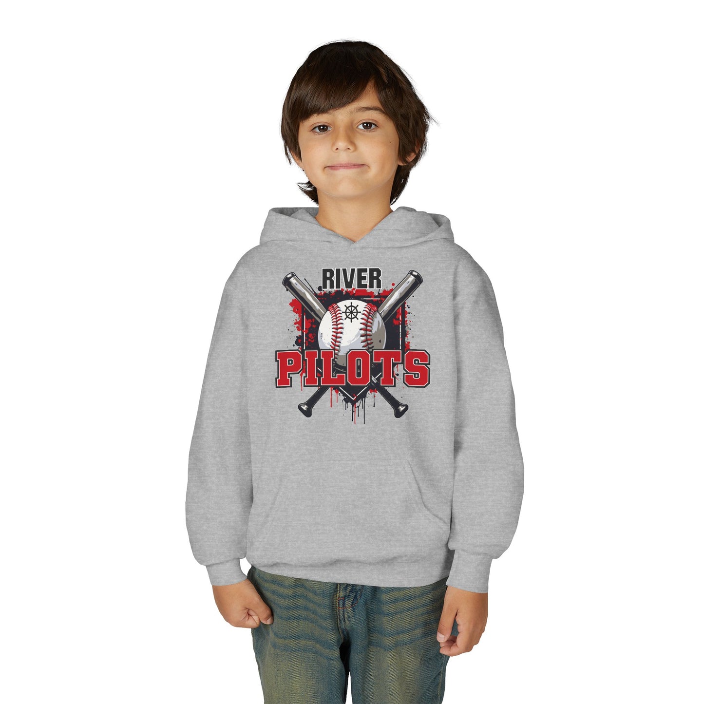 River Baseball 2 Youth Hoodie