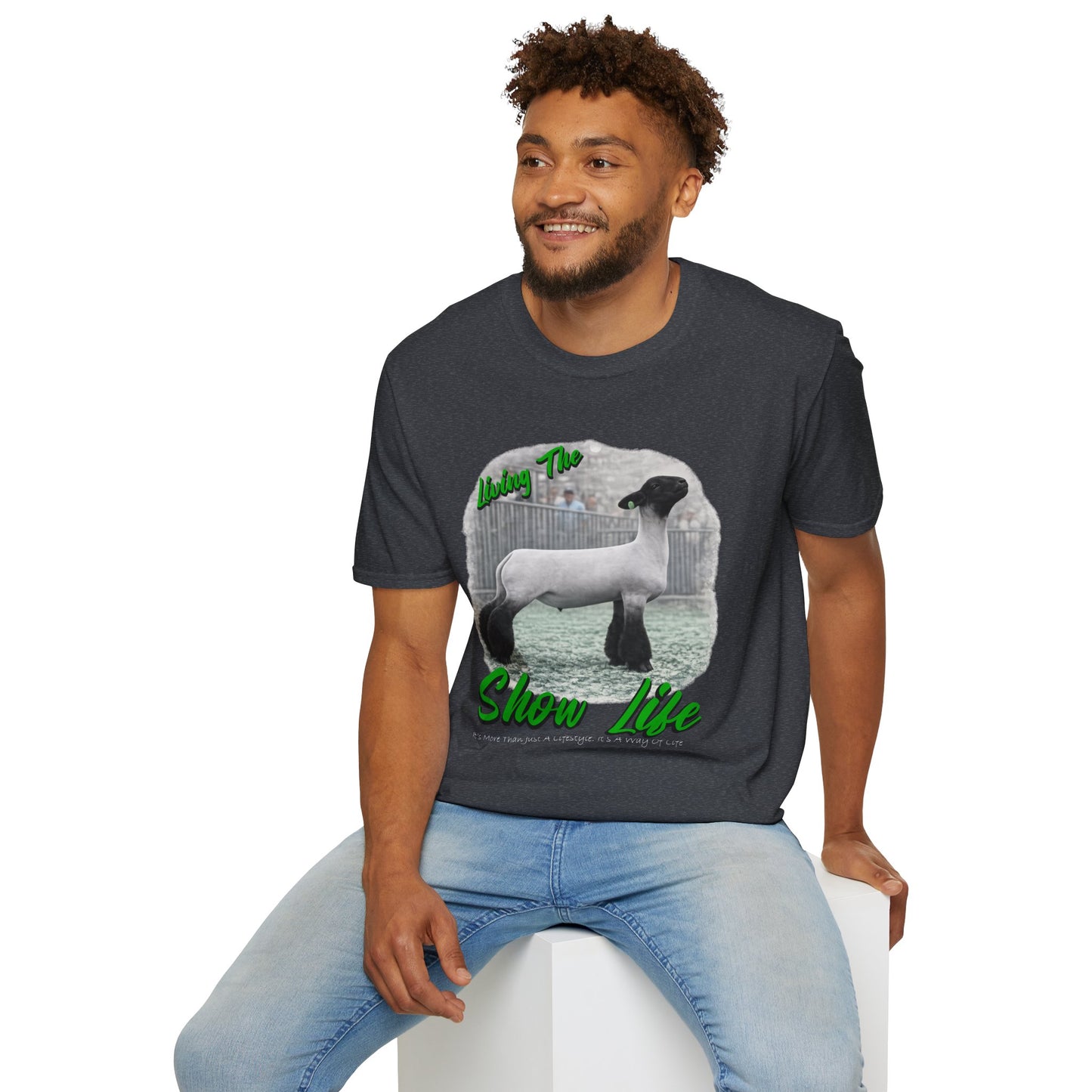 Living the Show Life - Sheep - Unisex T-Shirt