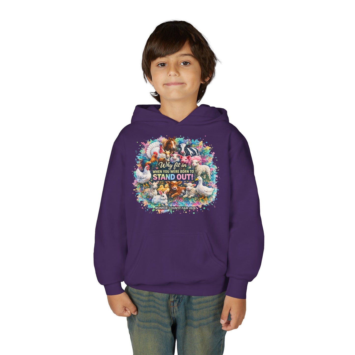 MONROE COUNTY FAIR 2026 - Youth Hoodie