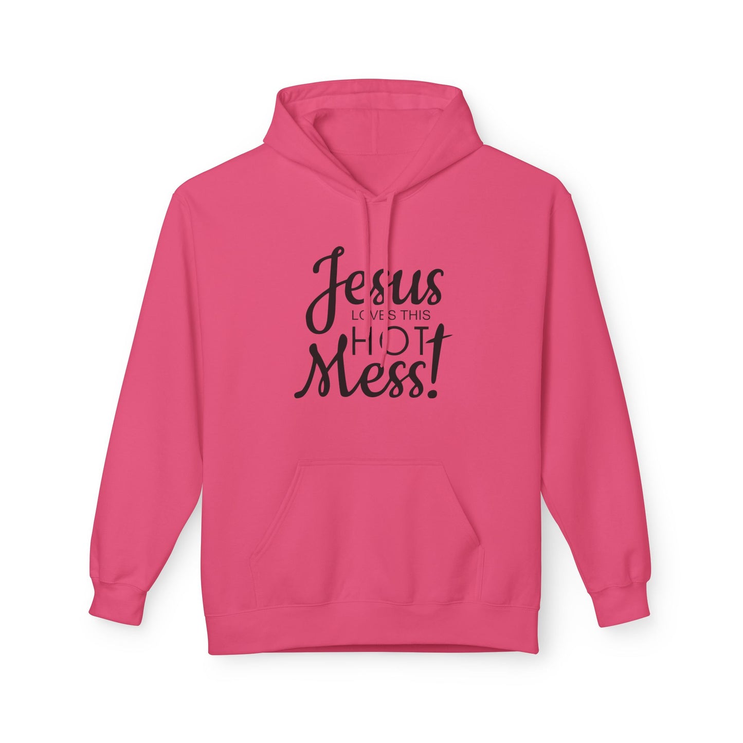 Jesus Loves This Hot Mess Hoodie (Gildan)