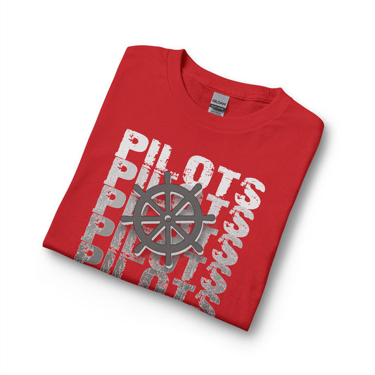 Pilots Stacked Wheel Long Sleeve T-Shirt