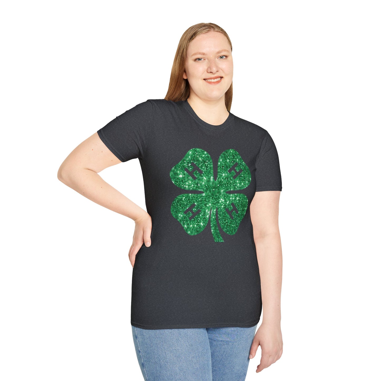 4-H GLITTER - Unisex T-Shirt