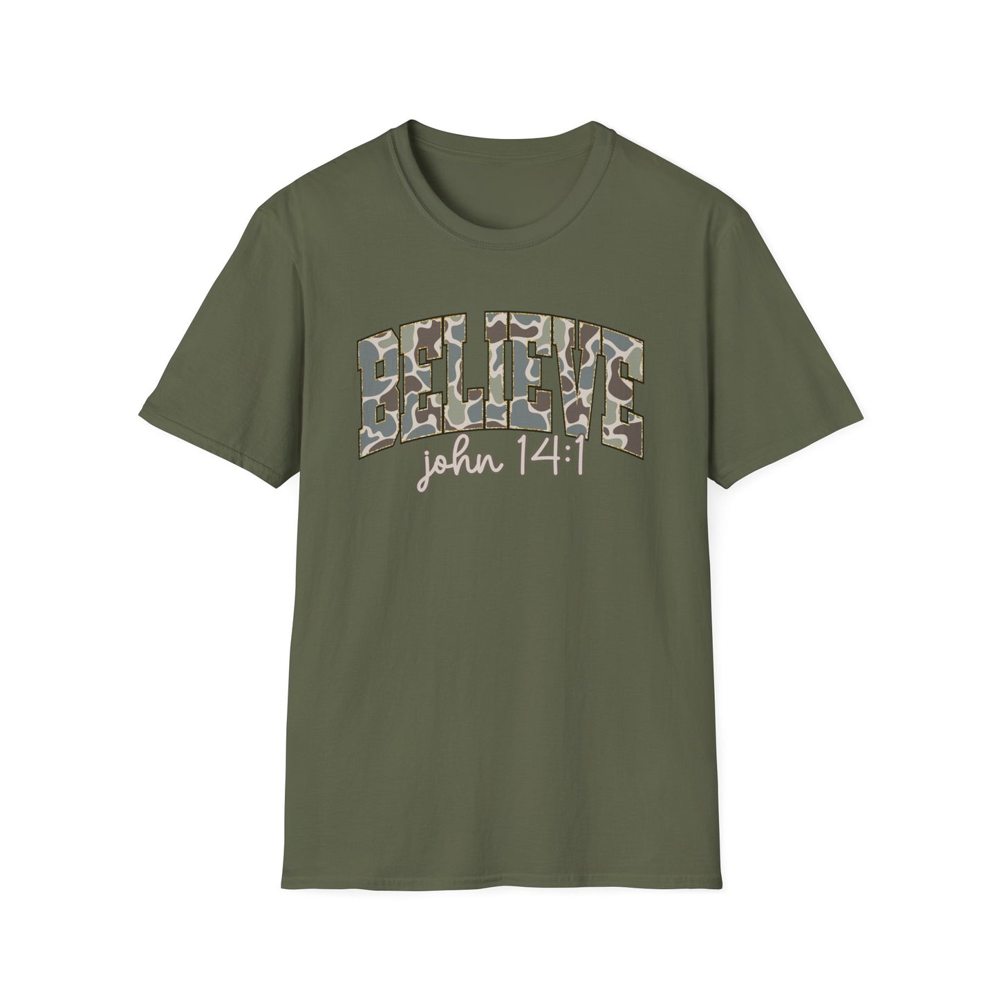 BELIEVE Camo T-Shirt