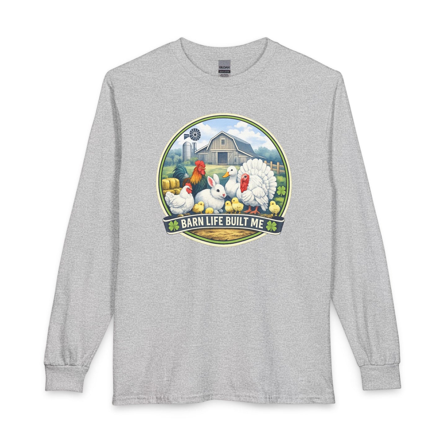 BARN LIFE BUILT ME - Small Animals - Long Sleeve T-Shirt