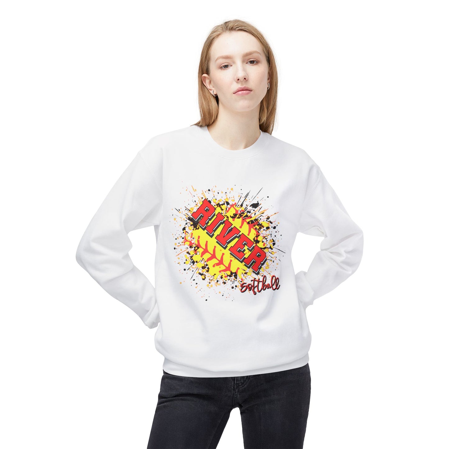 River Lady Pilots Softball 1 Sweatshirt
