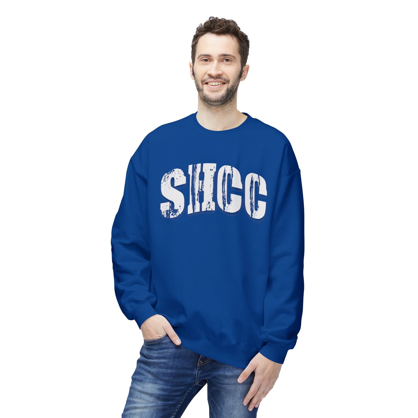SHCC Distressed Vintage Logo Crewneck Sweatshirt