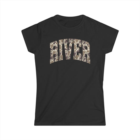 River Pilots Women's Tee — CAMO!