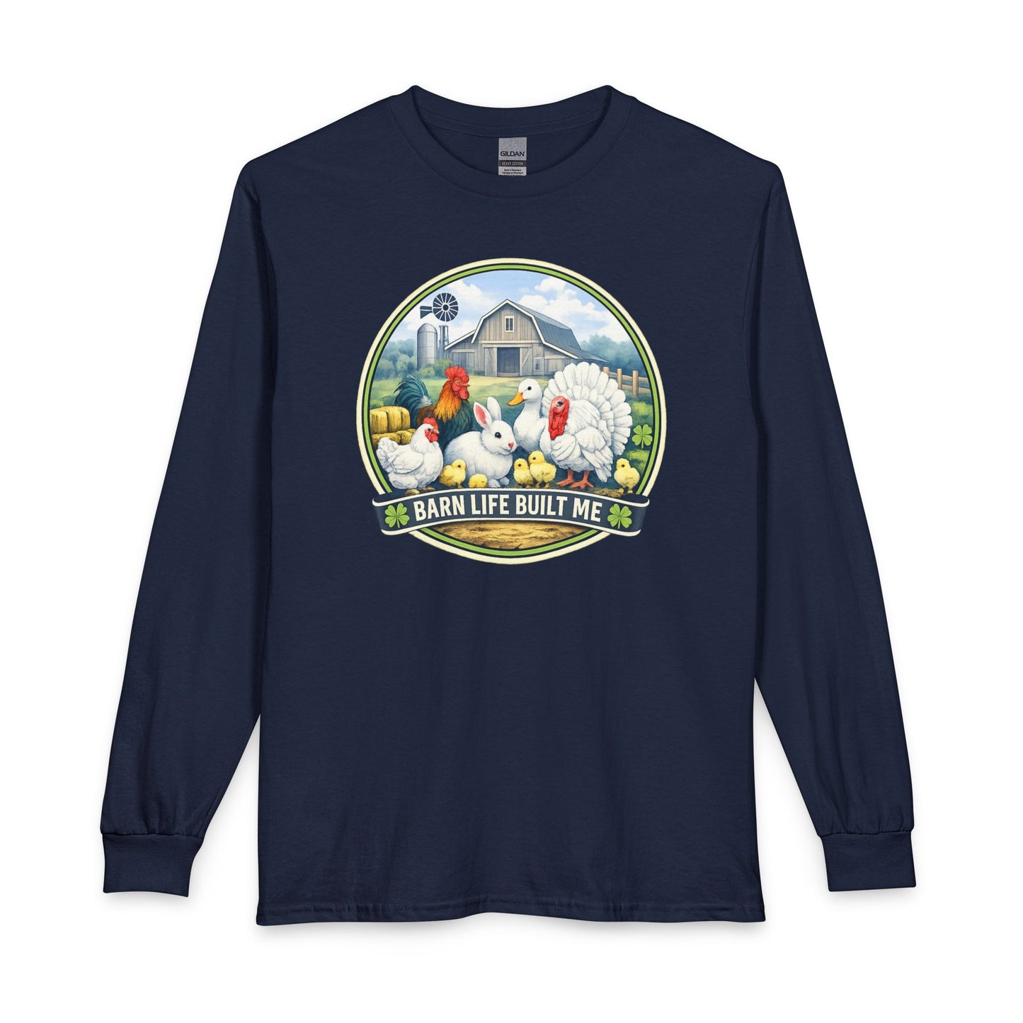BARN LIFE BUILT ME - Small Animals - Long Sleeve T-Shirt