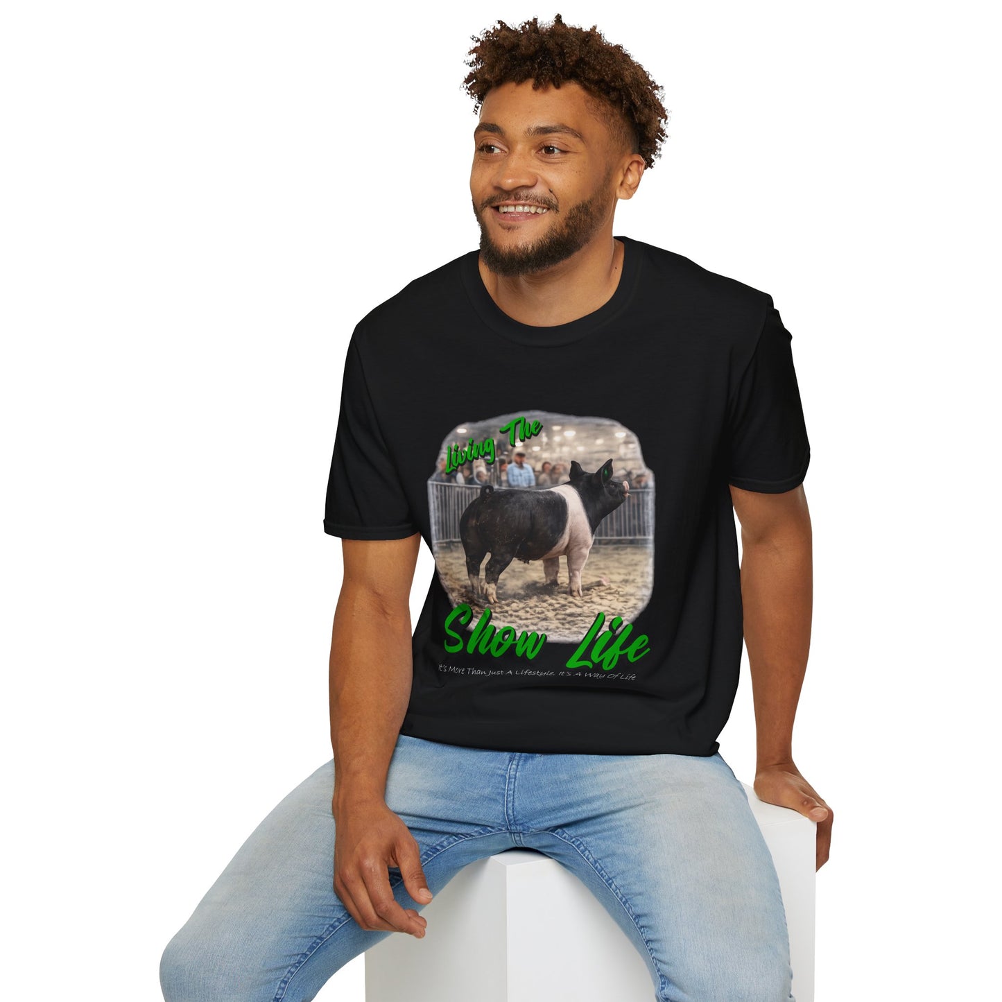 Living the Show Life - Pigs - Unisex T-Shirt