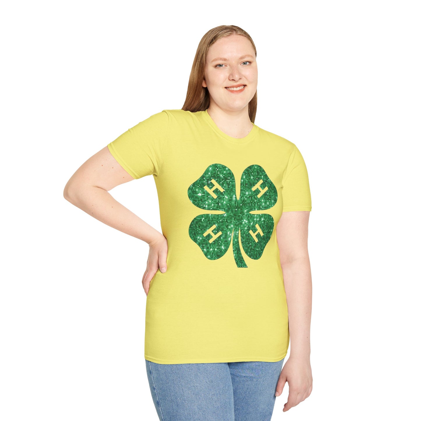 4-H GLITTER - Unisex T-Shirt