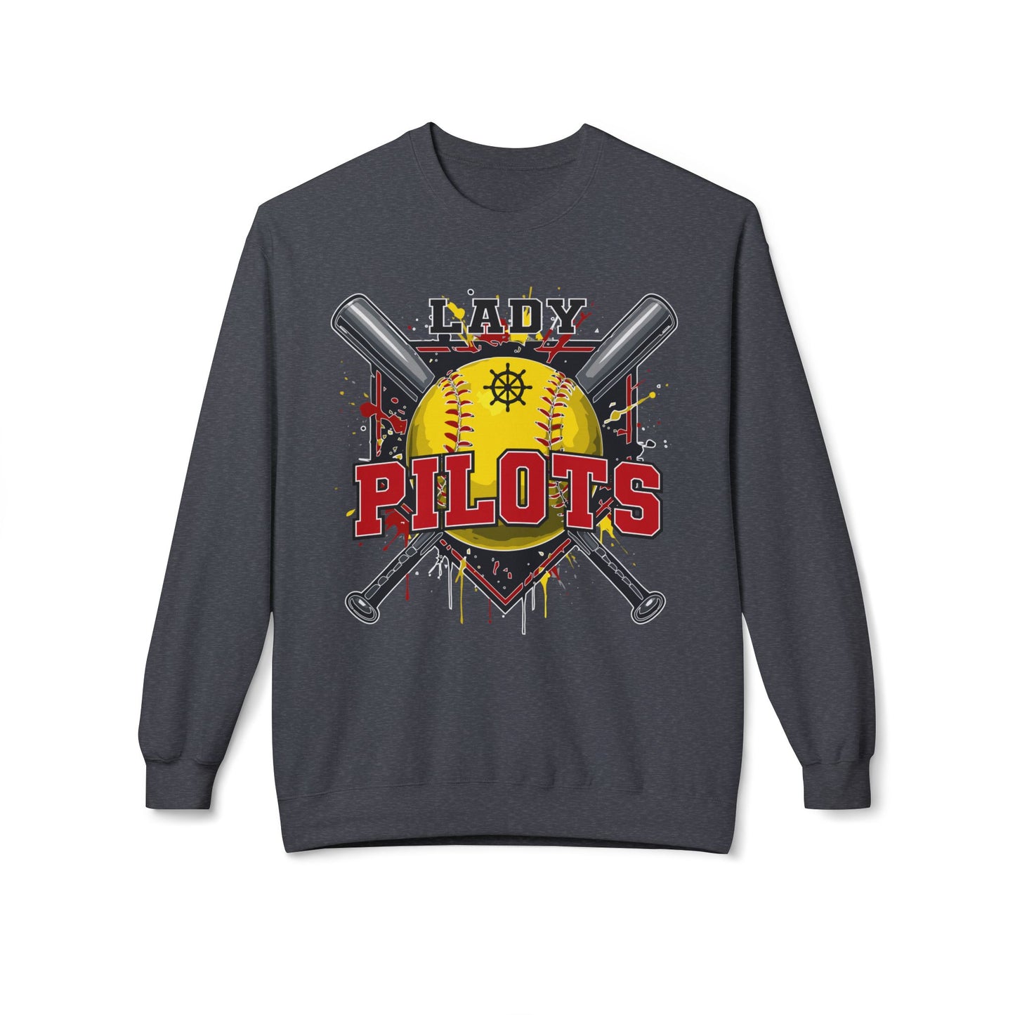 GLITTER VERSION - River Lady Pilots Softball 2 Sweatshirt