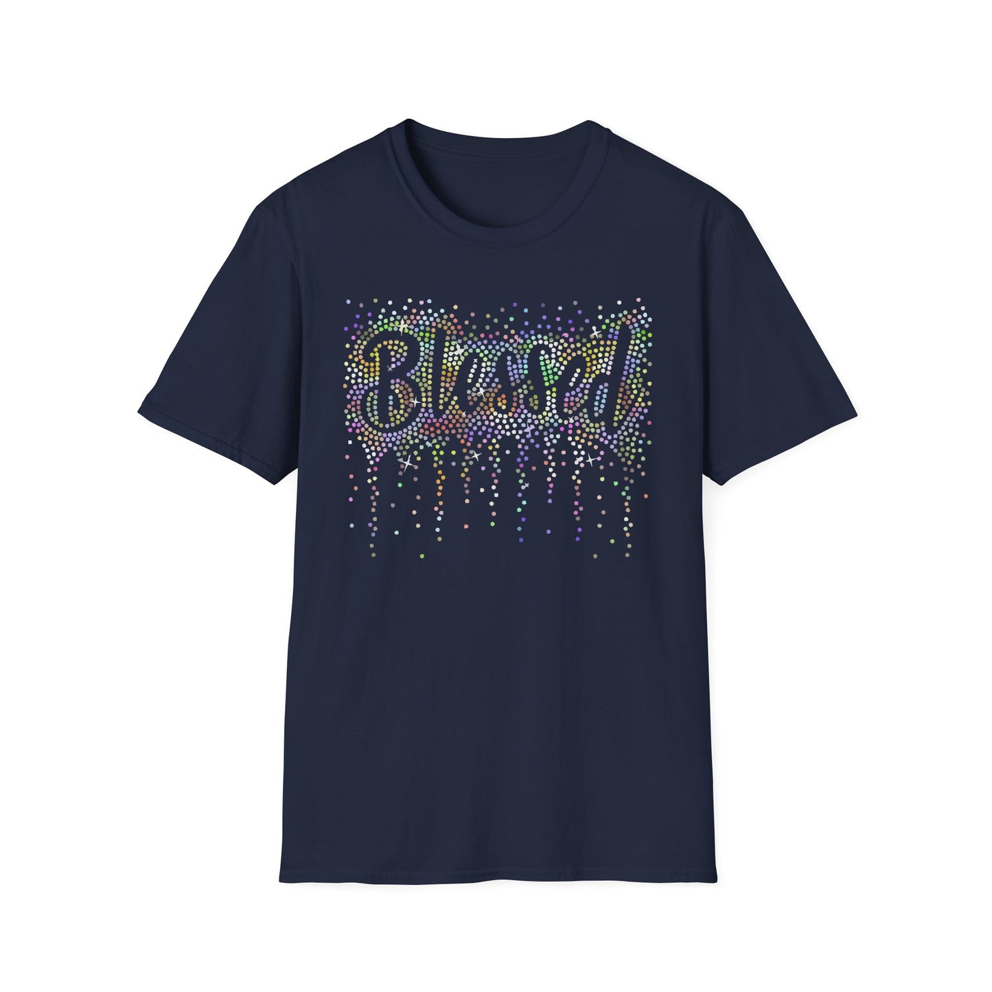 BLESSED - Holographic Rhinestones