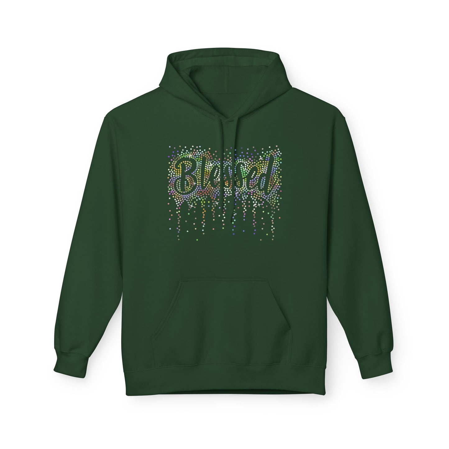 BLESSED - Holographic Rhinestones