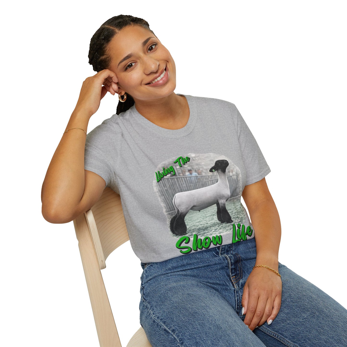 Living the Show Life - Sheep - Unisex T-Shirt
