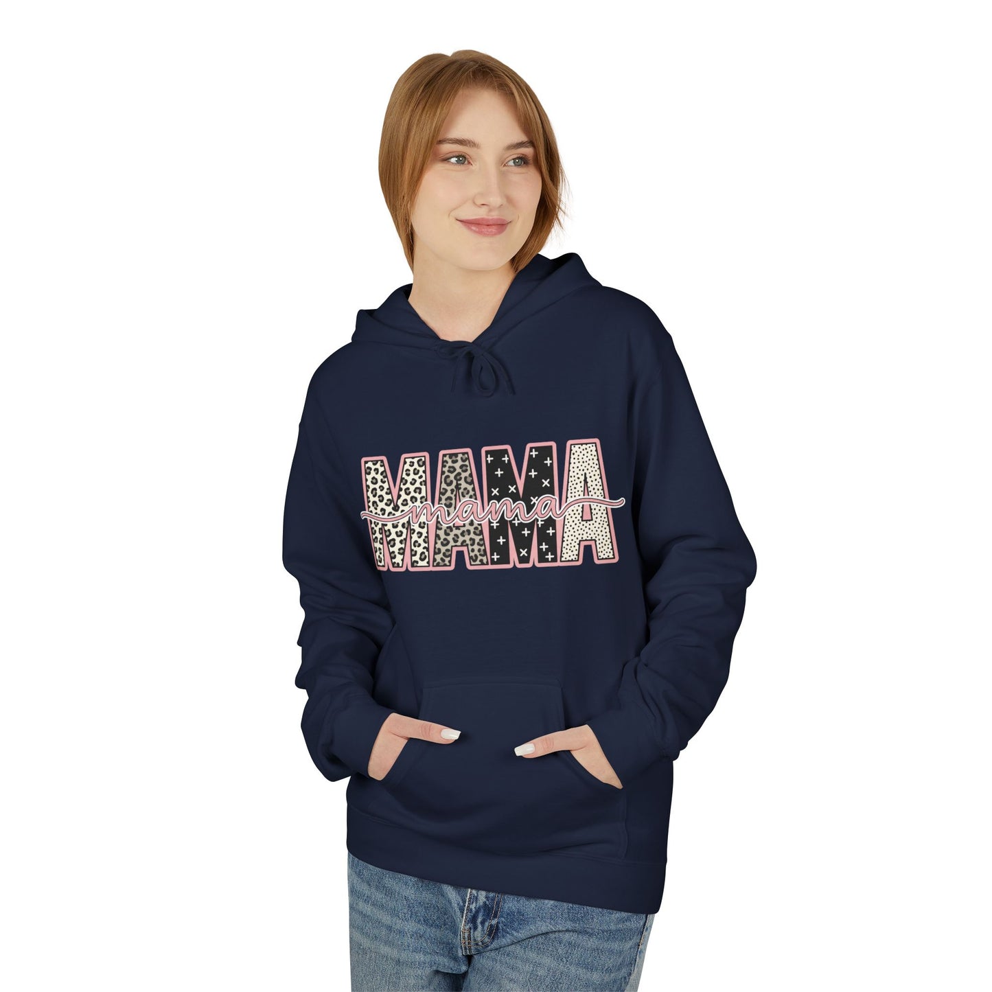 MAMA Leopard Print Hoodie