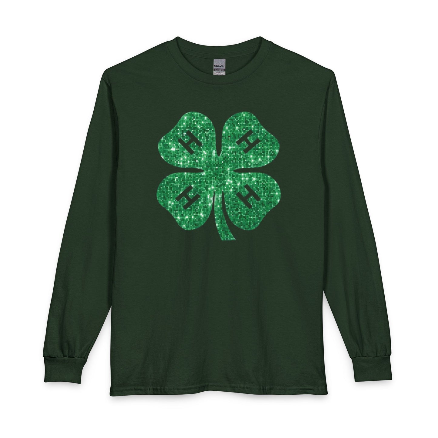 4-H GLITTER - Long Sleeve T-Shirt