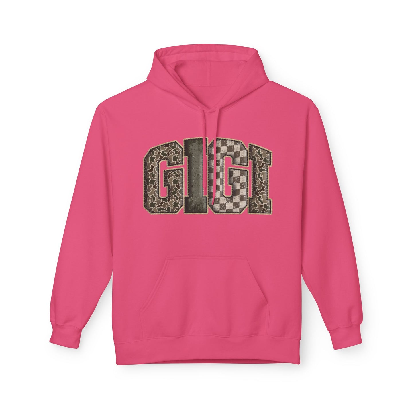 GIGI Camo Print Hoodie