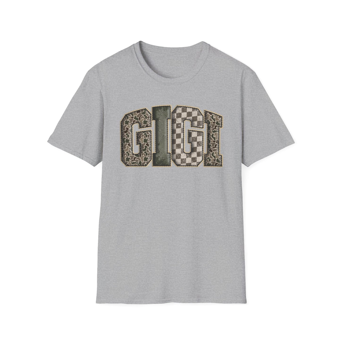 GIGI Camo Print T-Shirt