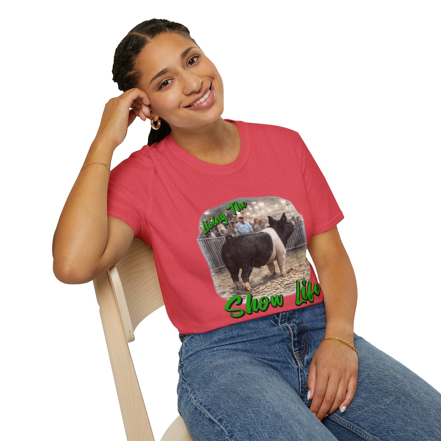 Living the Show Life - Pigs - Unisex T-Shirt