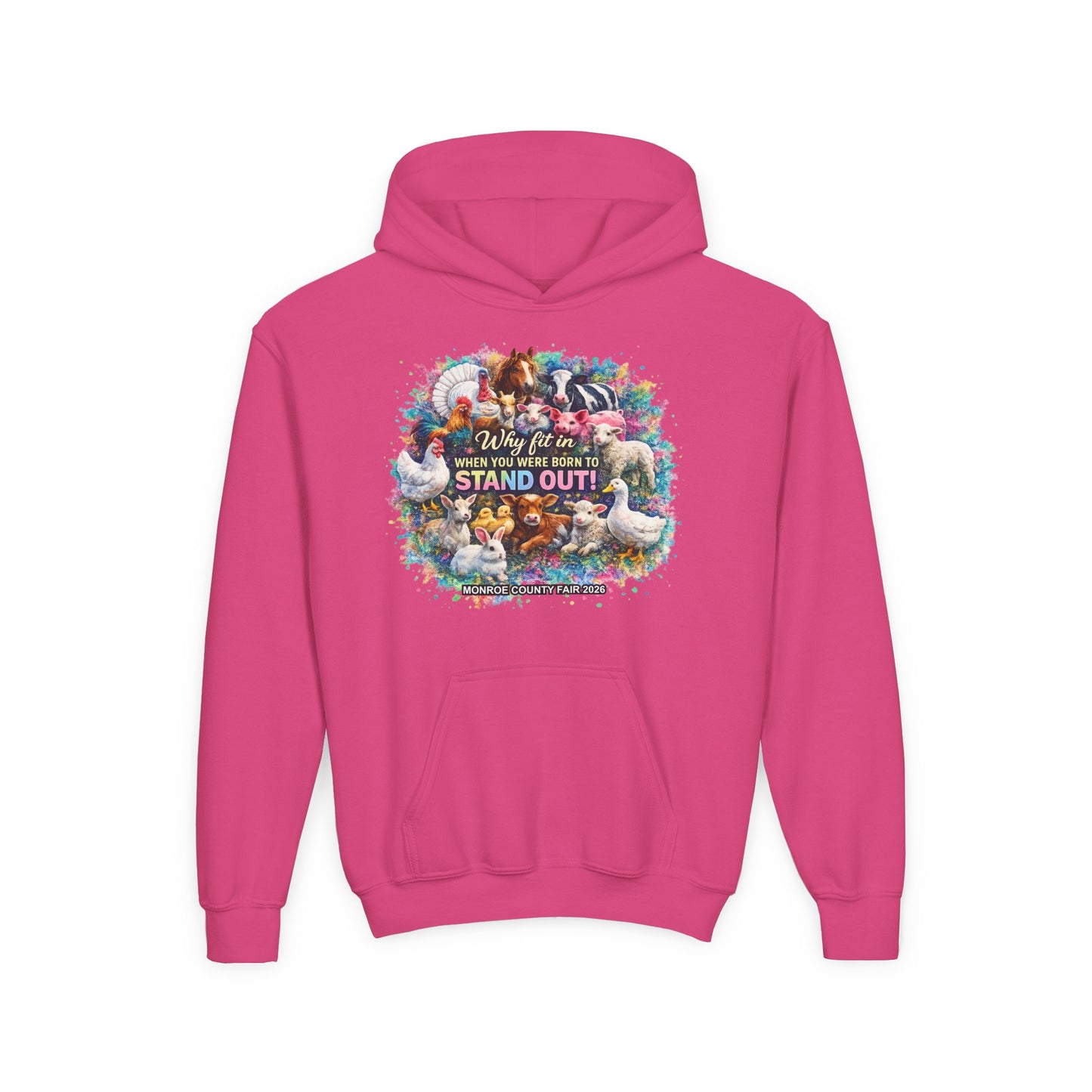 MONROE COUNTY FAIR 2026 - Youth Hoodie