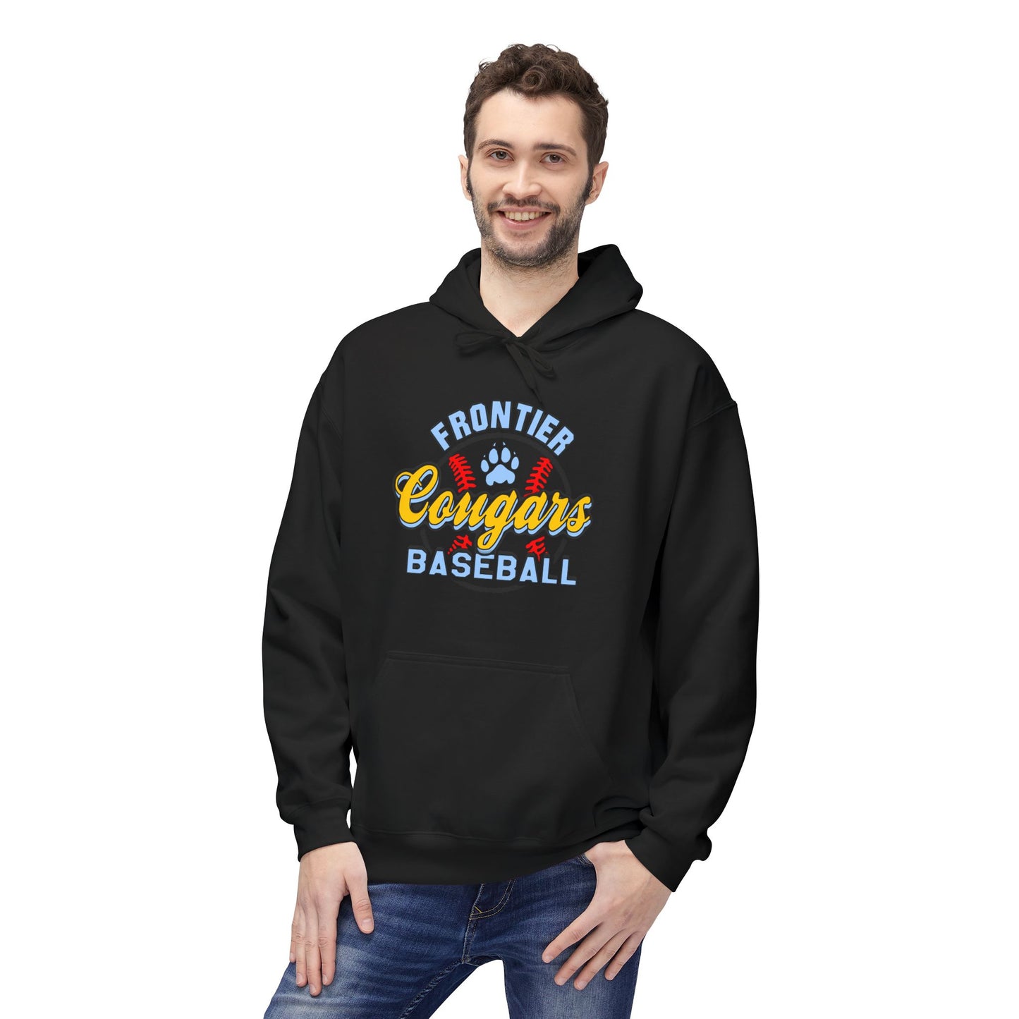Frontier Cougars Baseball 1 Hoodie