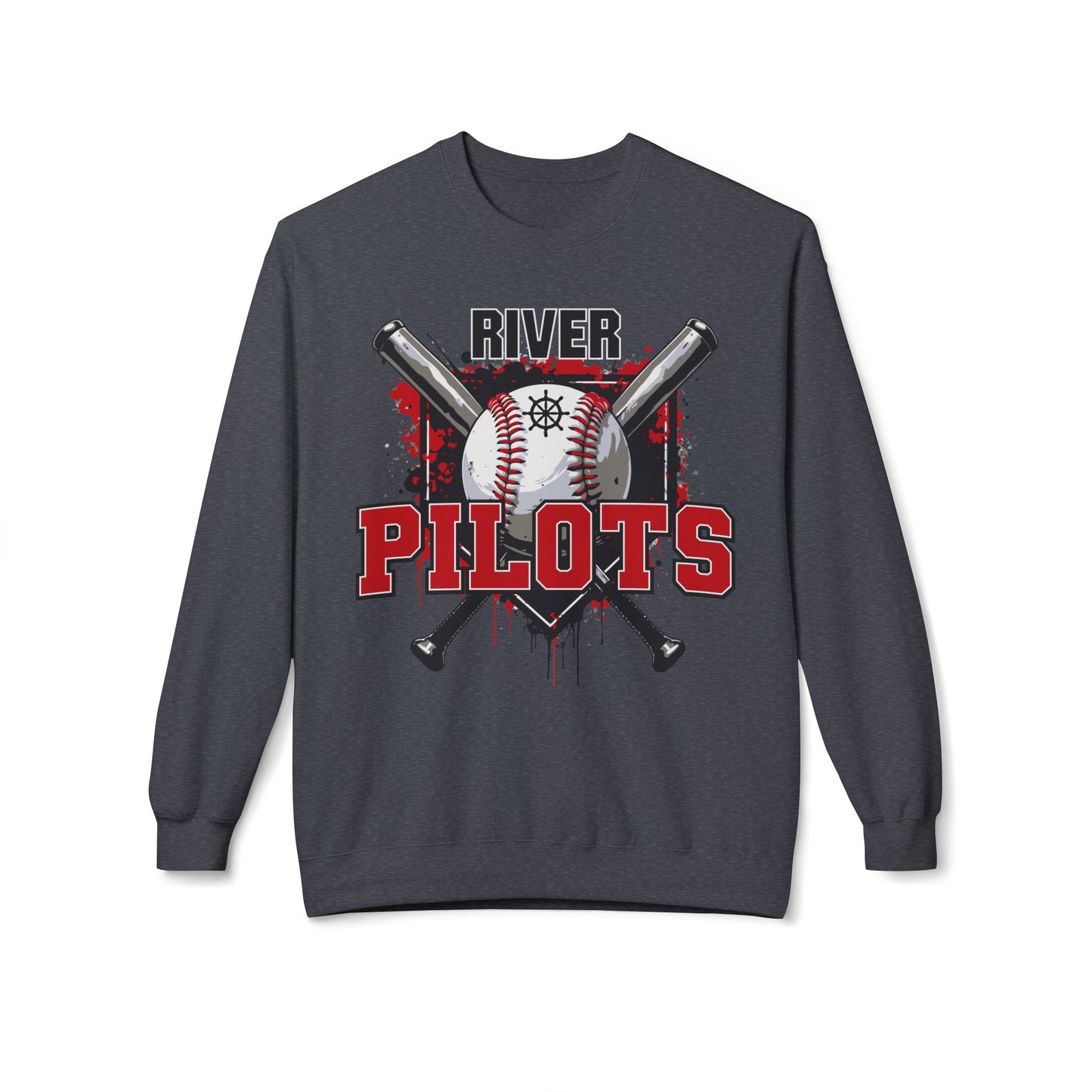 River Baseball 2 Crewneck Sweatshirt