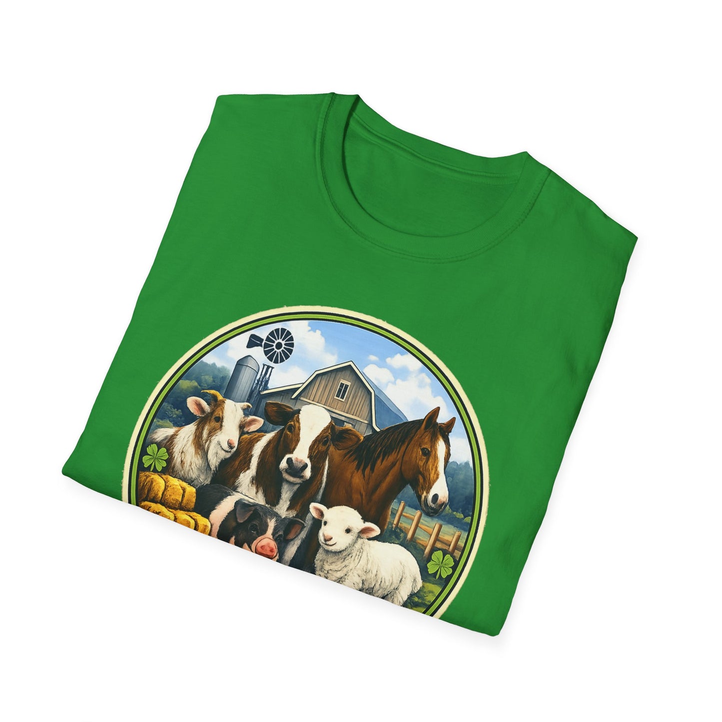 BARN LIFE BUILT ME - Large Animals - Unisex T-Shirt