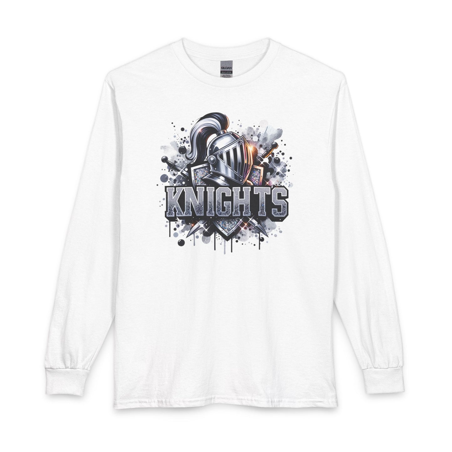 Knights Graphic Long Sleeve Tee — Bling