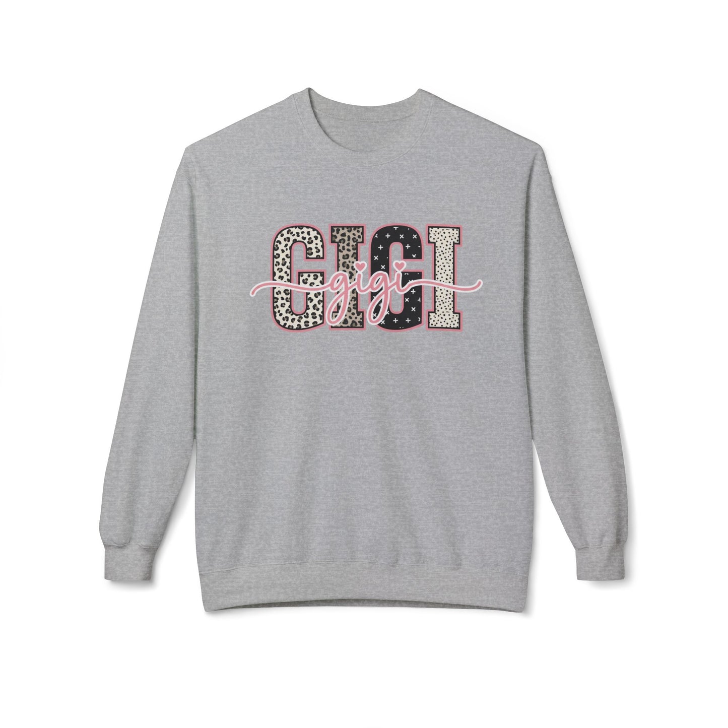 GIGI Leopard Floral Crewneck Sweatshirt