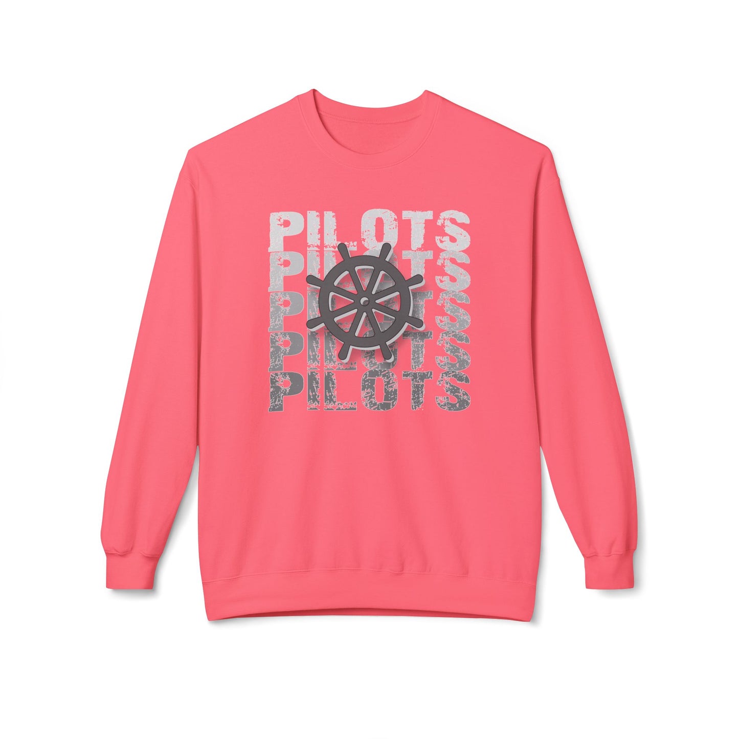 Pilots Stacked Wheel Crewneck Sweatshirt