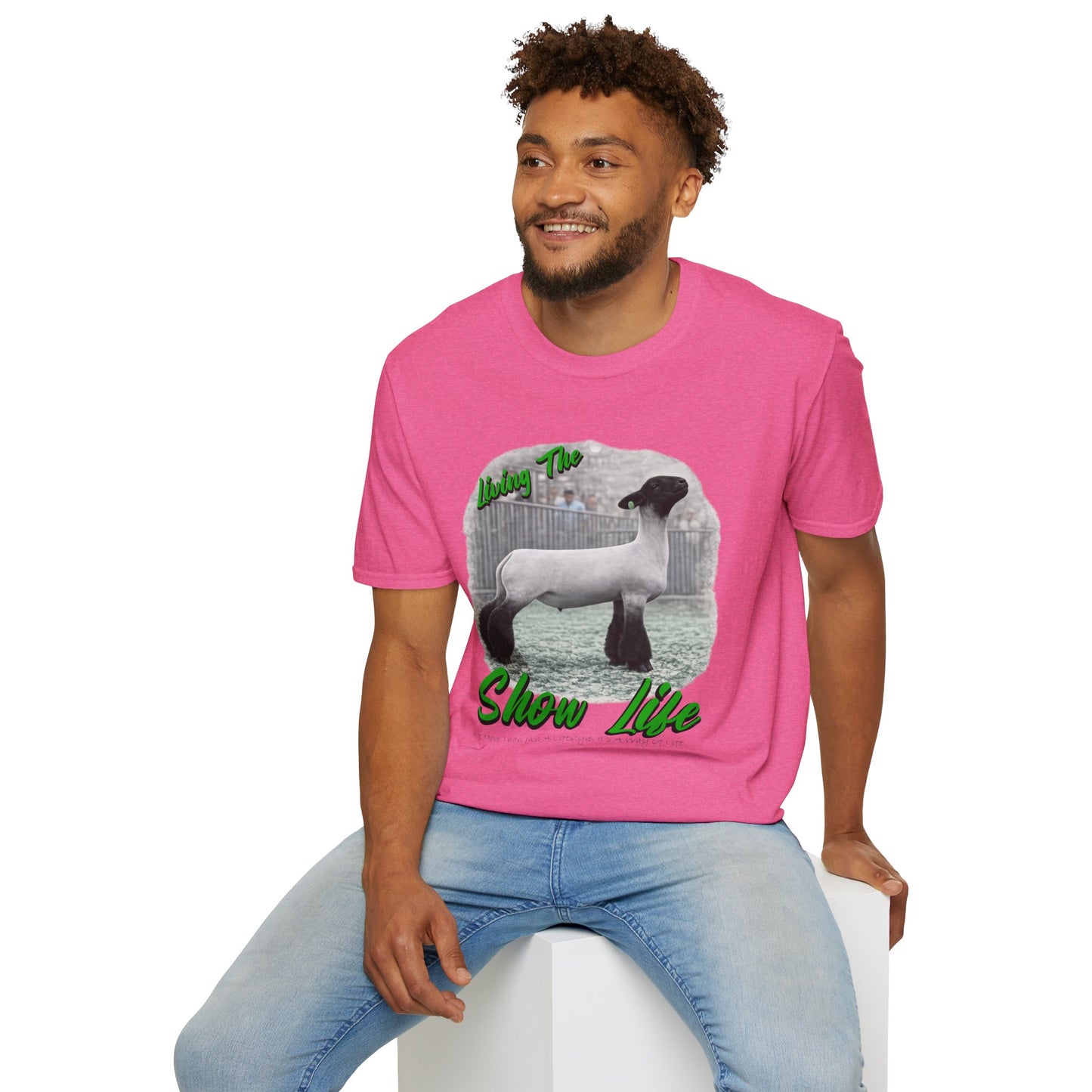 Living the Show Life - Sheep - Unisex T-Shirt