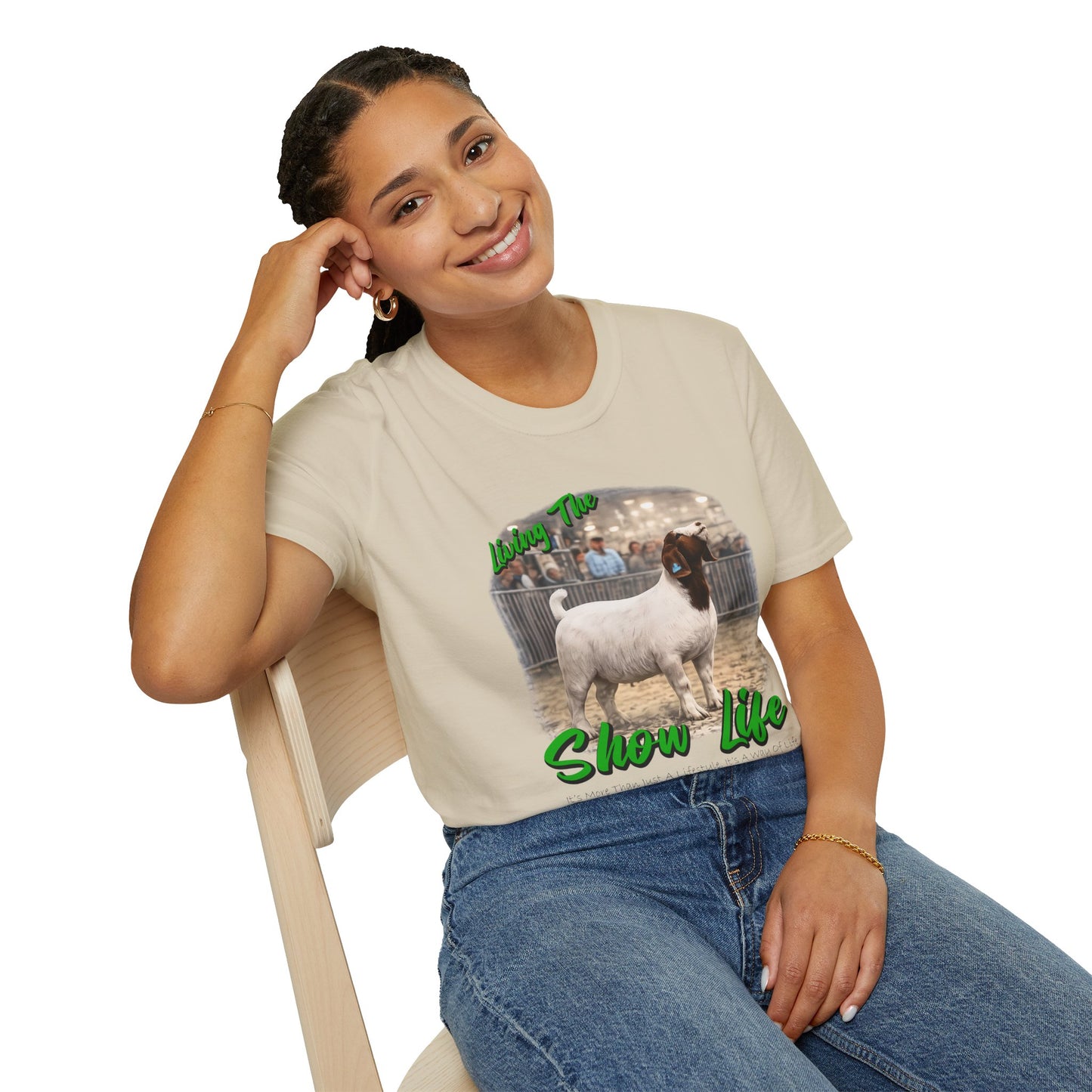 Living the Show Life - Goats - Unisex T-Shirt