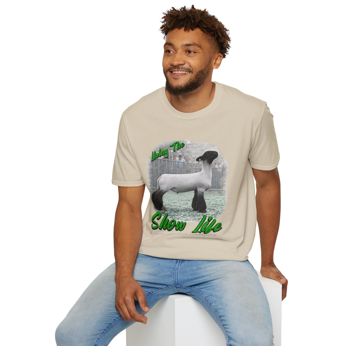 Living the Show Life - Sheep - Unisex T-Shirt