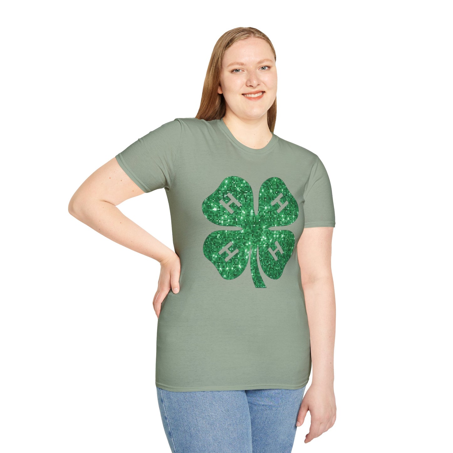 4-H GLITTER - Unisex T-Shirt