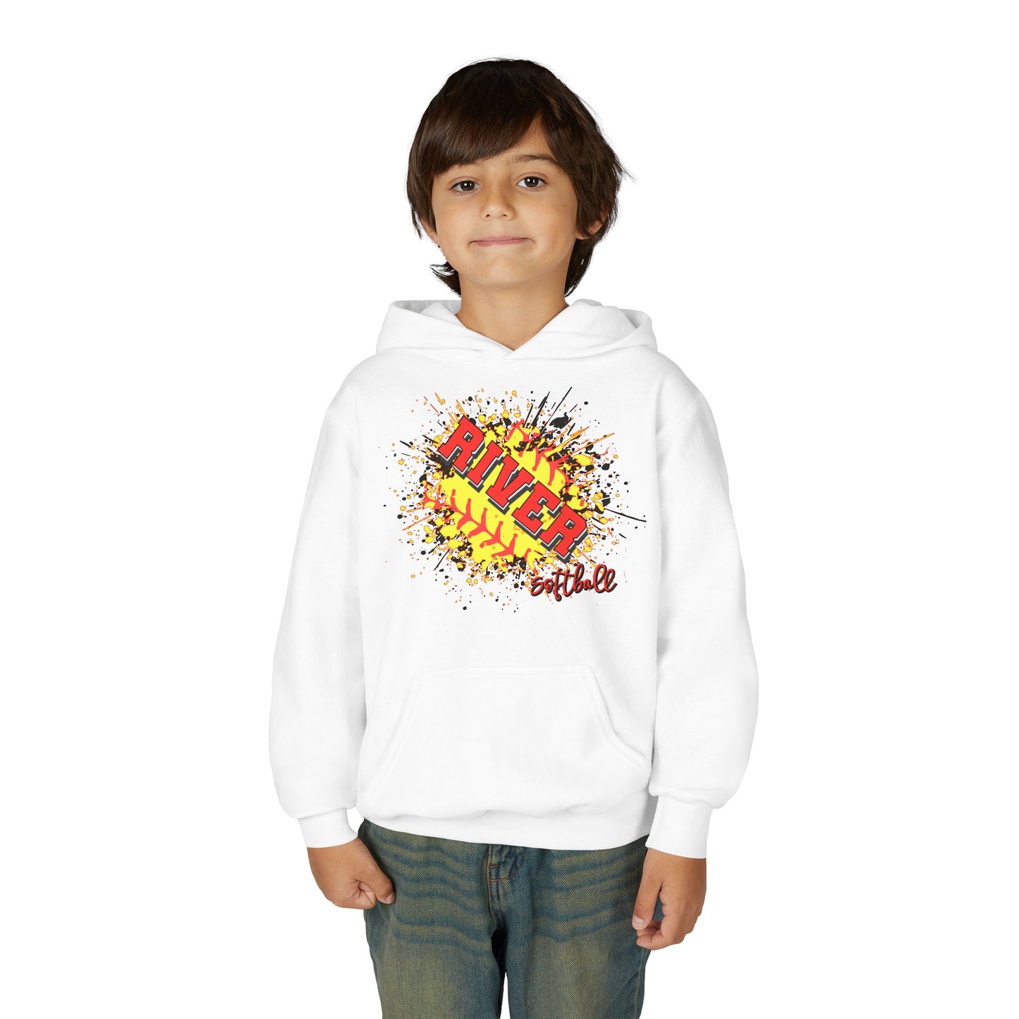 River Lady Pilots Softball 1 Youth Hoodie