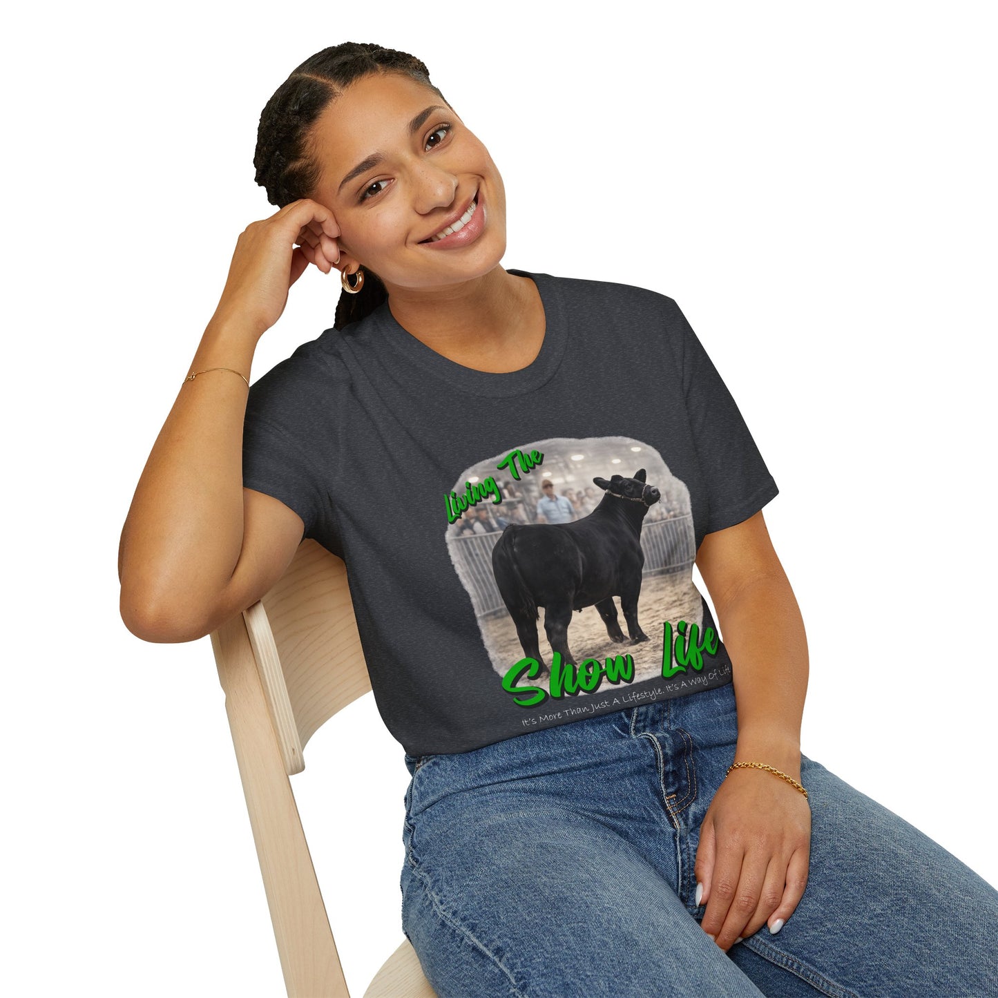 Living the Show Life - Cattle - Unisex T-Shirt