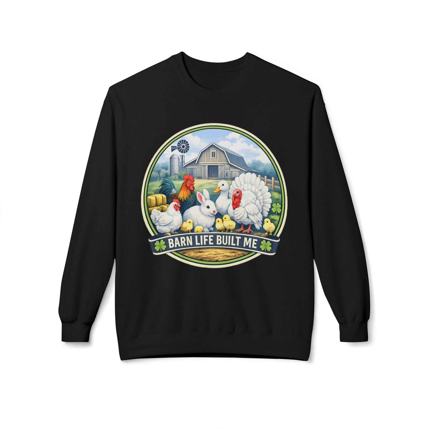 BARN LIFE BUILT ME - Small Animals - Crewneck Sweatshirt
