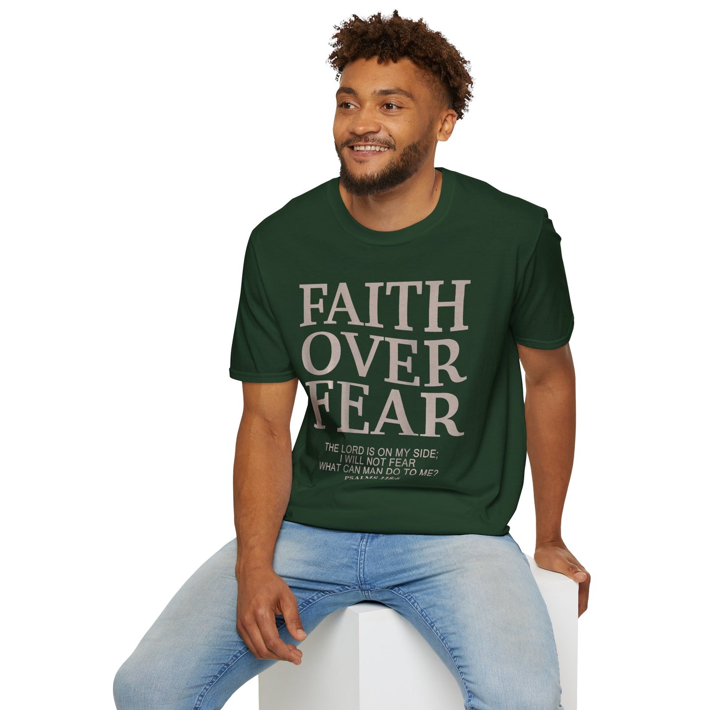 Faith Over Fear American Flag 6 T-Shirt