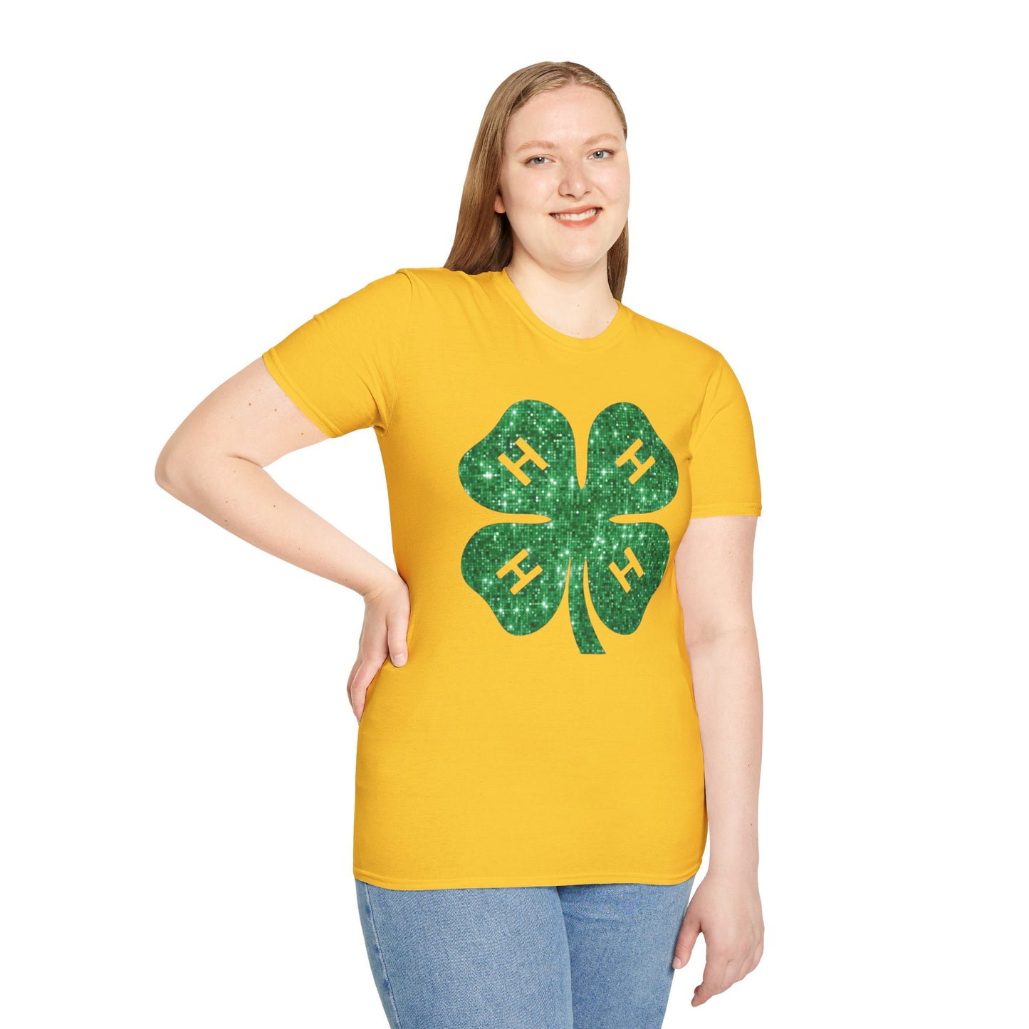 4-H GLITTER - Unisex T-Shirt