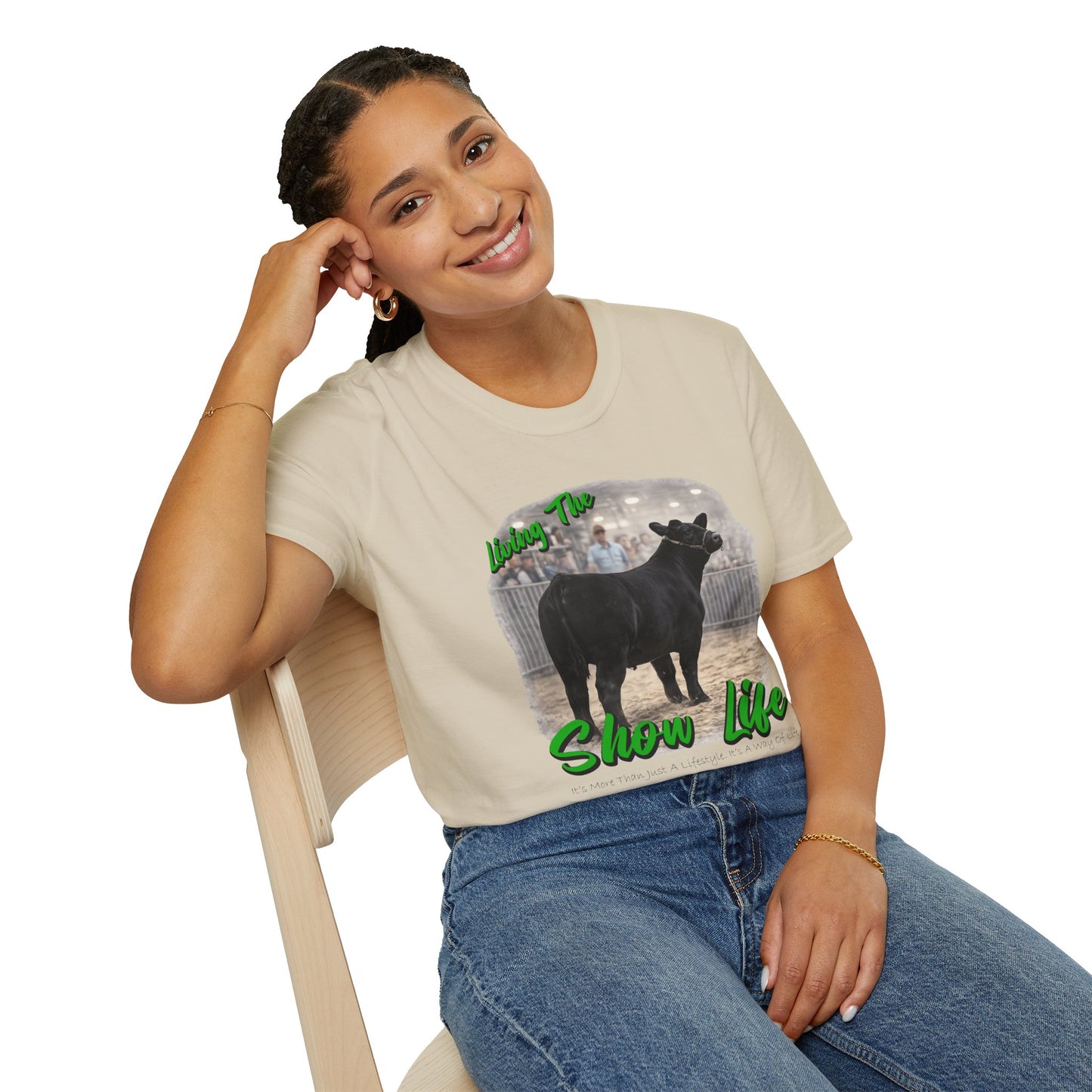 Living the Show Life - Cattle - Unisex T-Shirt